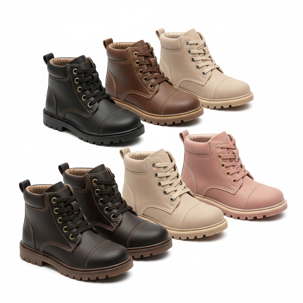 Bottines automne enfants mixte 6-12 ans