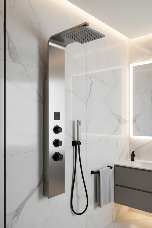 Paroi de douche – Fixe & Abattante | Verre 6mm & 8mm